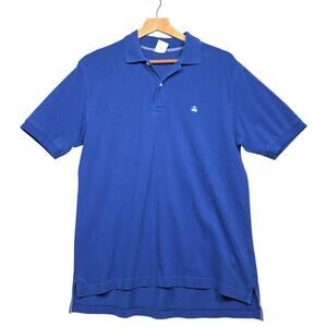 Brooks Brothers Blue Logo Polo Shirt Size Small